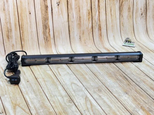 LED балка стробоскоп на дах 60W, мигалка жовте світло, прикурювач 12-24В (51см*5см*4см)