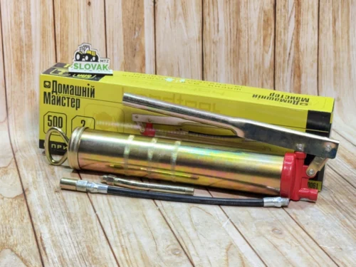 Шприц важільно-плунжерний 500 мл (з гнучким шлангом)