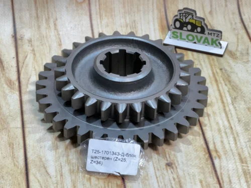 Шестерня заднього ходу Т-40 (z1=25, Z2=34) кат.Т25-1701343-Д