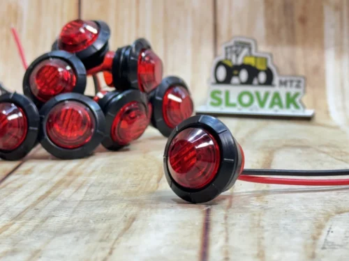 Габарит універсальний LED, підсвічування кабіни, червоний ліхтар Круглий (0.75 дюйм) 2,5см