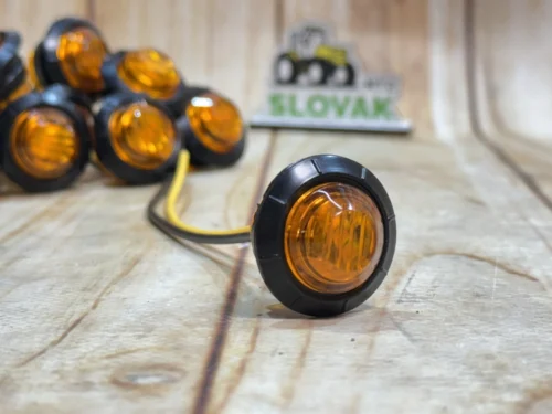 Габарит універсальний LED, підсвічування кабіни, жовтий ліхтар Круглий (0.75 дюйм) 2,5см