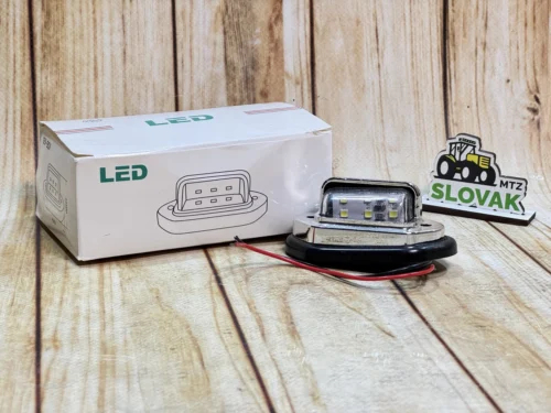 Габарит LED підсвічування номера 6-діодне 12-24V ( 1шт ) (Нікельований вигляд)