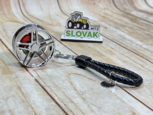Брелок для ключів для автомобіля Колесо диск авто Wheel Silver