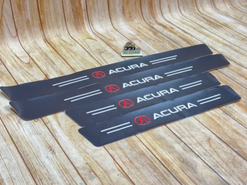 Захисна плівка ACURA  5D із вуглецевого волокна самоклеюча 4шт, 2х(60х7см)  2х(40х7см)