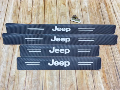 Захисна плівка JEEP 5D із вуглецевого волокна самоклеюча 4шт, 2х(60х7см)  2х(40х7см)