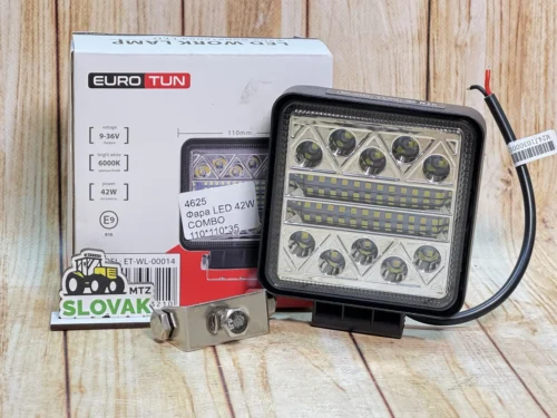 Світлодіодна LED фара робоча 42Вт, Комбінований луч (EUROTUN)
