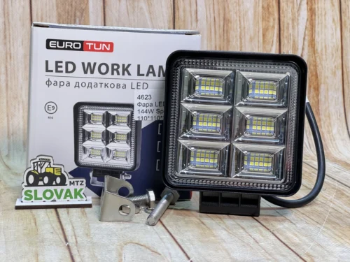 Світлодіодна LED фара робоча 144Вт 9-36V, Вузький луч (Дальній) (EUROTUN)