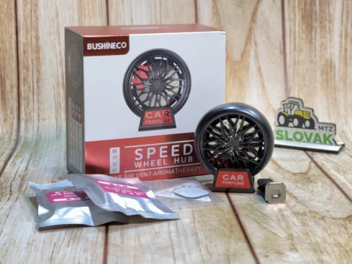 Ароматизатор на дефлектор Колесо RED багаторазова автомобільна пахучка