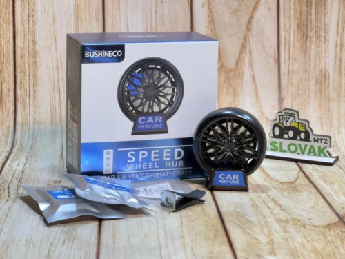 Ароматизатор на дефлектор Колесо Blue багаторазова автомобільна пахучка