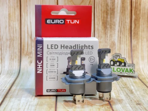 LED лампа H4 50W EURO TUN 6500K (2 шт.) (9-32v 50w 6500lm 6500K)