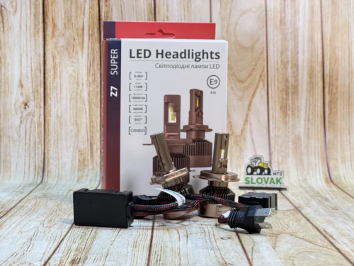LED лампа H4 110W Z7 SUPER (2 шт.) (9-32v 110w 18000lm 6500K CANBUS 360°) EURO TUN