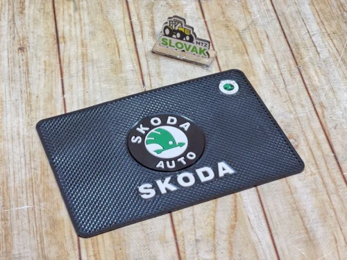 Антиковзний килимок торпеди під телефон "SKODA"