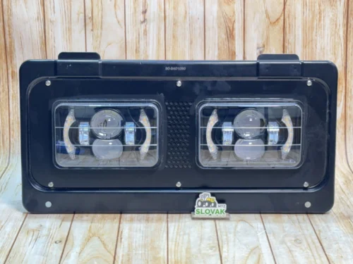 Рестайлінгові передні квадратні фари та решітка в ЗБОРІ на МТЗ-82 (Ближній і Дальній+ДХО)