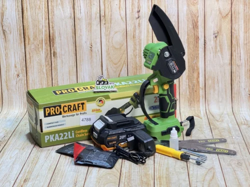 Пила-міні акумуляторна 20 В шина 15 см, 4600 об./хв 2ші + 2 ланцюги (РКА-22)