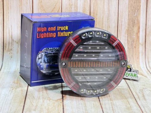 Ліхтар задній круглий зі смугою LED 12-24V