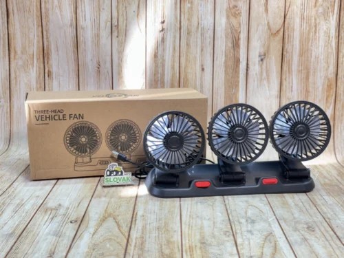 Складаний автомобільний вентилятор з трьома головками, 10,5 см (5V) F4310