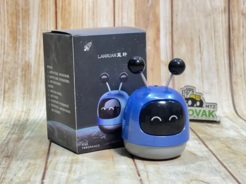 Ароматизатор у машину синій Смарт-бот AromaDrive (Робот Андроїд)