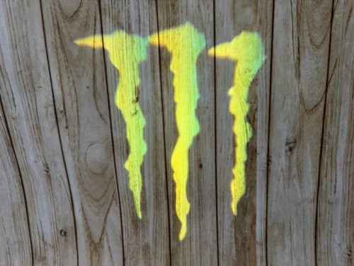 LED-проекція логотипу Monster  для дверей (універсальний комплект, 2 шт.)