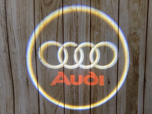 LED-проекція логотипу Audi для дверей (універсальний комплект, 2 шт.)