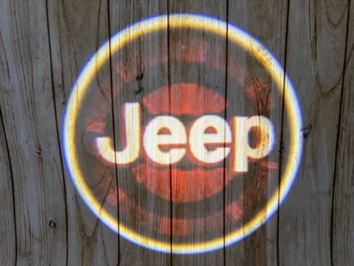 LED-проекція логотипу Jeep для дверей (універсальний комплект, 2 шт.)
