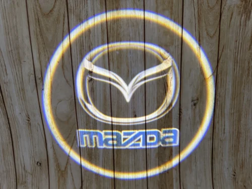 LED-проекція логотипу Mazda для дверей (універсальний комплект, 2 шт.)