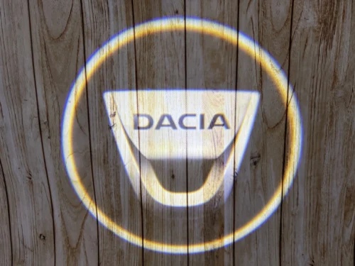 LED-проекція логотипу Dacia логотип для дверей (універсальний комплект, 2 шт.)