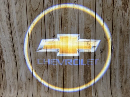 LED-проекція логотипу Chevrolet логотип для дверей (універсальний комплект, 2 шт.)