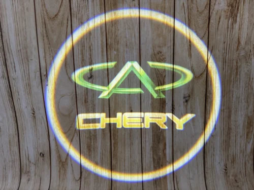 LED-проекція логотипу Chery NEW логотип для дверей (універсальний комплект, 2 шт.)