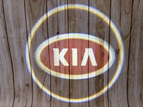 LED-проекція логотипу KIA логотип для дверей (універсальний комплект, 2 шт.)