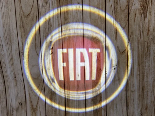 LED-проекція логотипу FIAT логотип для дверей (універсальний комплект, 2 шт.)