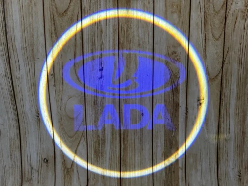 LED-проекція логотипу LADA логотип для дверей (універсальний комплект, 2 шт.)