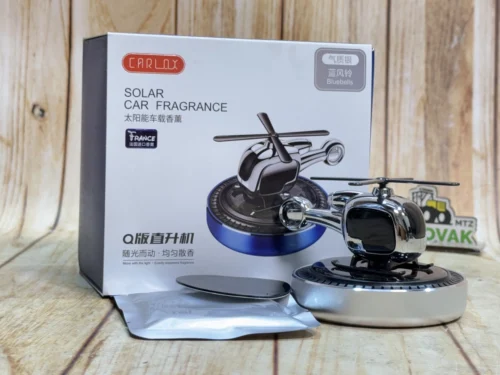 Сонячний ароматизатор у вигляді вертольота з вентилятором для авто