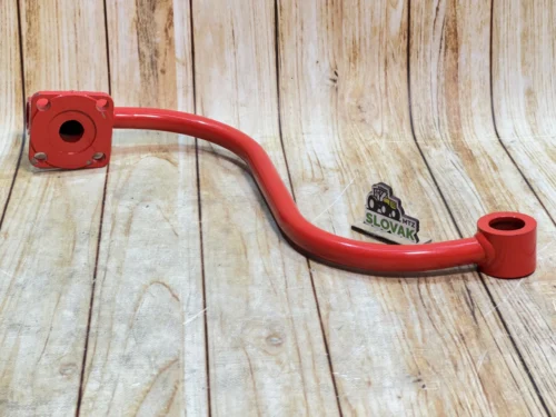 Труба гідросистеми МТЗ від гідронасоса НШ-32А3 (круглий фланець) до гідророзподільника Р80 (80-4607075-А)