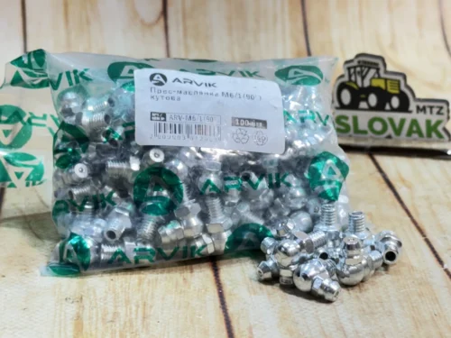 Пресс масленка М6/1 (90°) угловий (ARVIK) (Упаковка 100шт)