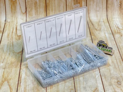 Набір шплінтів (двоножкових) Cotter Pin — 555 шт. / 6 розмірів