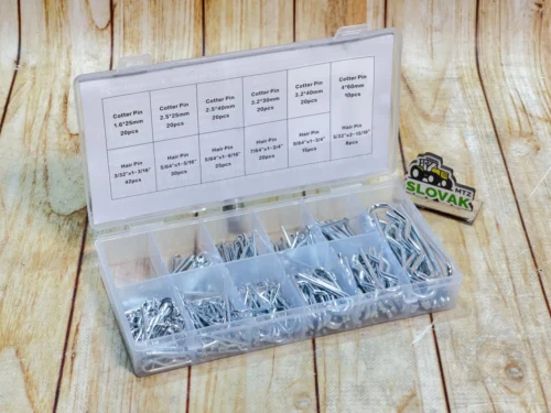 Набір шплінтів (двоножкових) Cotter Pin — 555 шт. / 6 розмірів