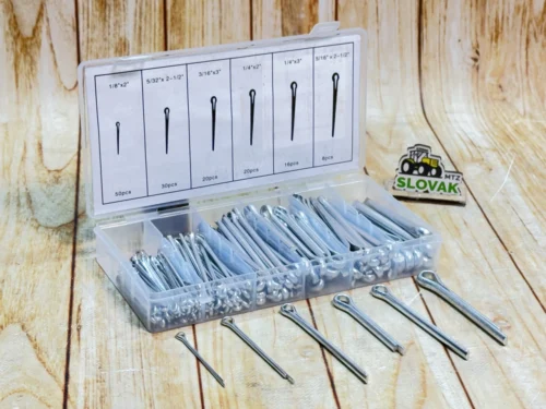 Набір шплінтів Cotter Pin — 144 шт. / 6 розмірів (у пластиковому кейсі)