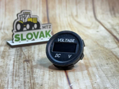 Цифровий вольтметр в панель (12V/24V DC) круглий