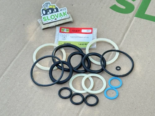 Ремкомплект гідроциліндра ЦС‑55 (Т‑40/М/АМ/АНМ), шток Ø55×200–300 мм (арт. Ц55‑1010001‑А / код 401)