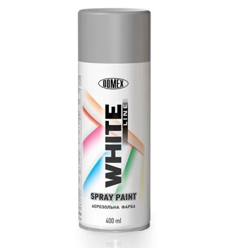 Аерозольний акриловий грунт (WL101) Domex White Line Грунт сірий 400мл
