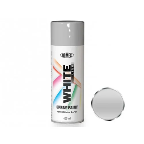 Аерозольний балон фарба,(WL137)  DOMEX WHITE LINE, хром 137, 400 мл