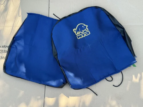 Чехол сиденья МТЗ + спинка 47 см (комплект) Синій