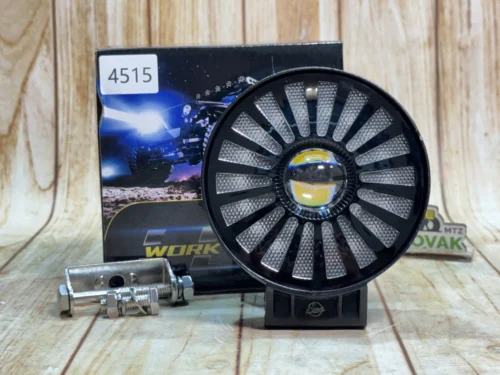 Світлодіодна робоча фара кругла LED Lens Work Light 10-30V 20W арт. 4515 (Стробоскоп синій, червоний, зелений, білий)