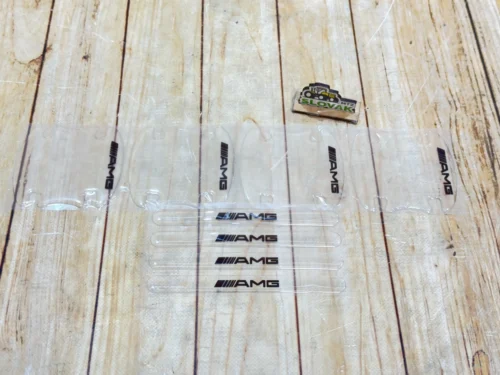 Захисна плівка під дверні ручки авто AMG (к-т 8 шт)