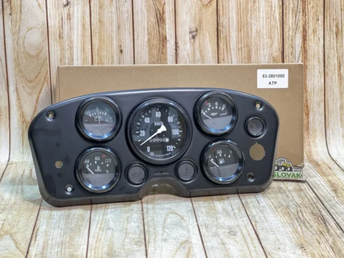 Щиток приладів ГАЗ-53 / ЗІЛ-130 / УАЗ (механічний спідометр, 6 вбудованих датчиків) 53-3801000