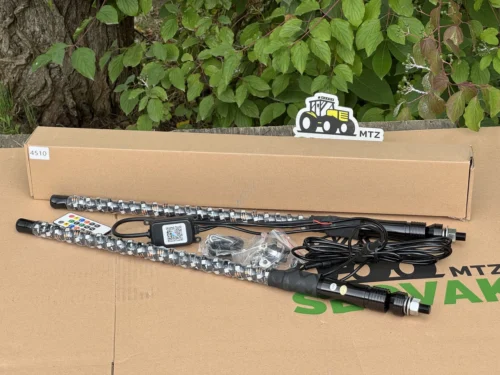 RGB LED антени з пультом керування 90см (2шт)