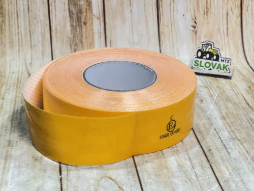 Світловідбивна стрічка жовта ECE 104R (клас C), рулон самоклейний