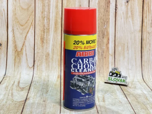 Очисник карбюратора ABRO Carb & Choke Cleaner (аерозоль) 20% більше, 283г