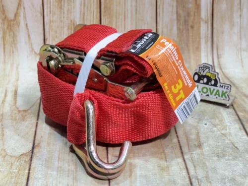 Трос стяжний 3т 8м 46мм з металевими ручками Lavita