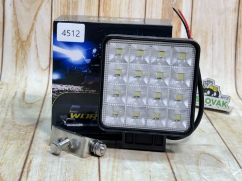 LED фара робочого світла квадратна 25 LED 75W 12-24V (4513)